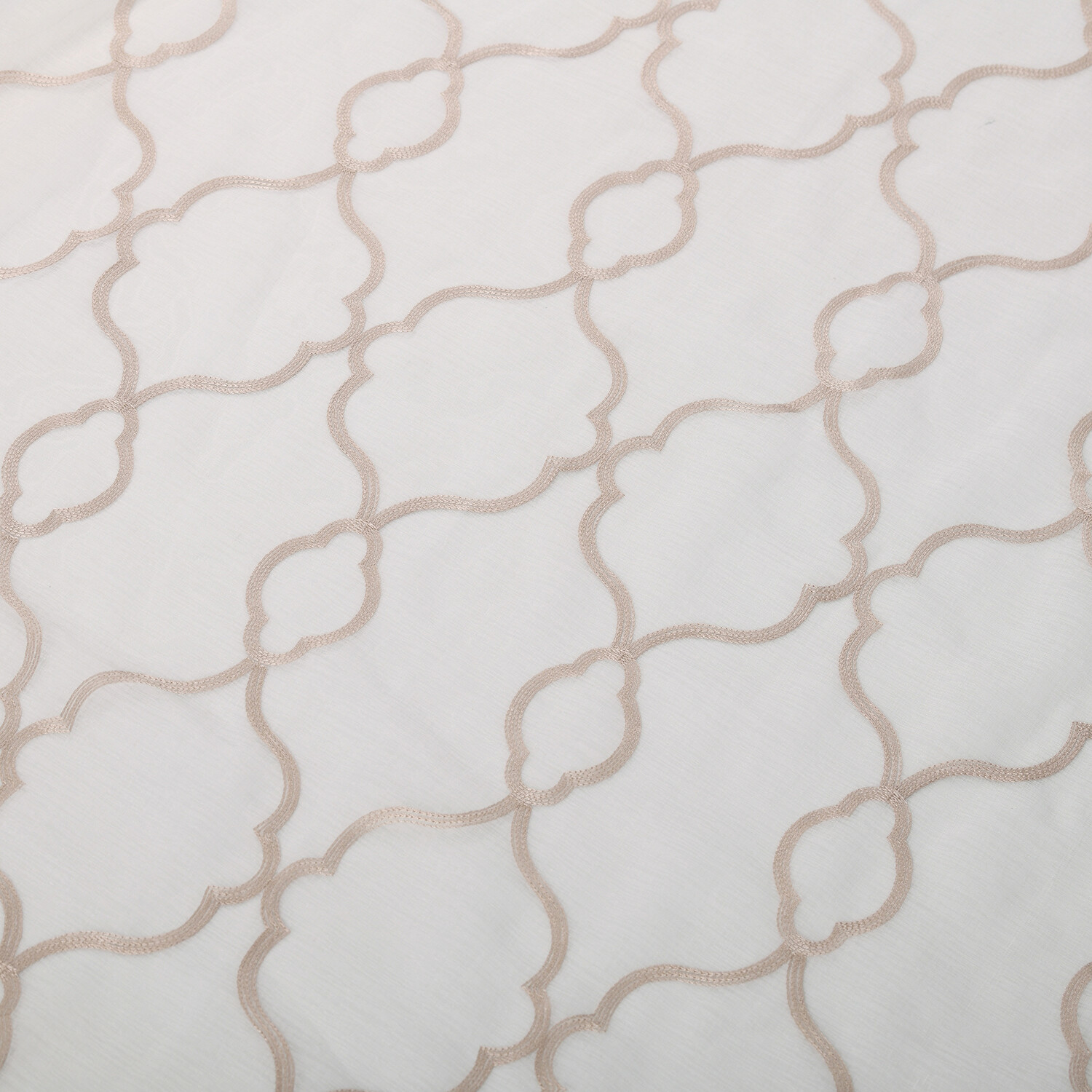 LATTICE 2 PANELS SHEER CURTAINS by Blue Nile Mills