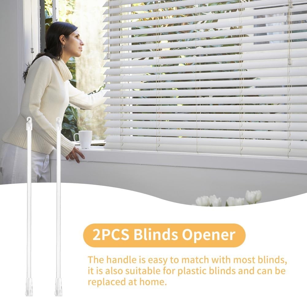 17 Inches 2 Pieces Blind Wand, Vertical Blinds free size, As Picture Show
