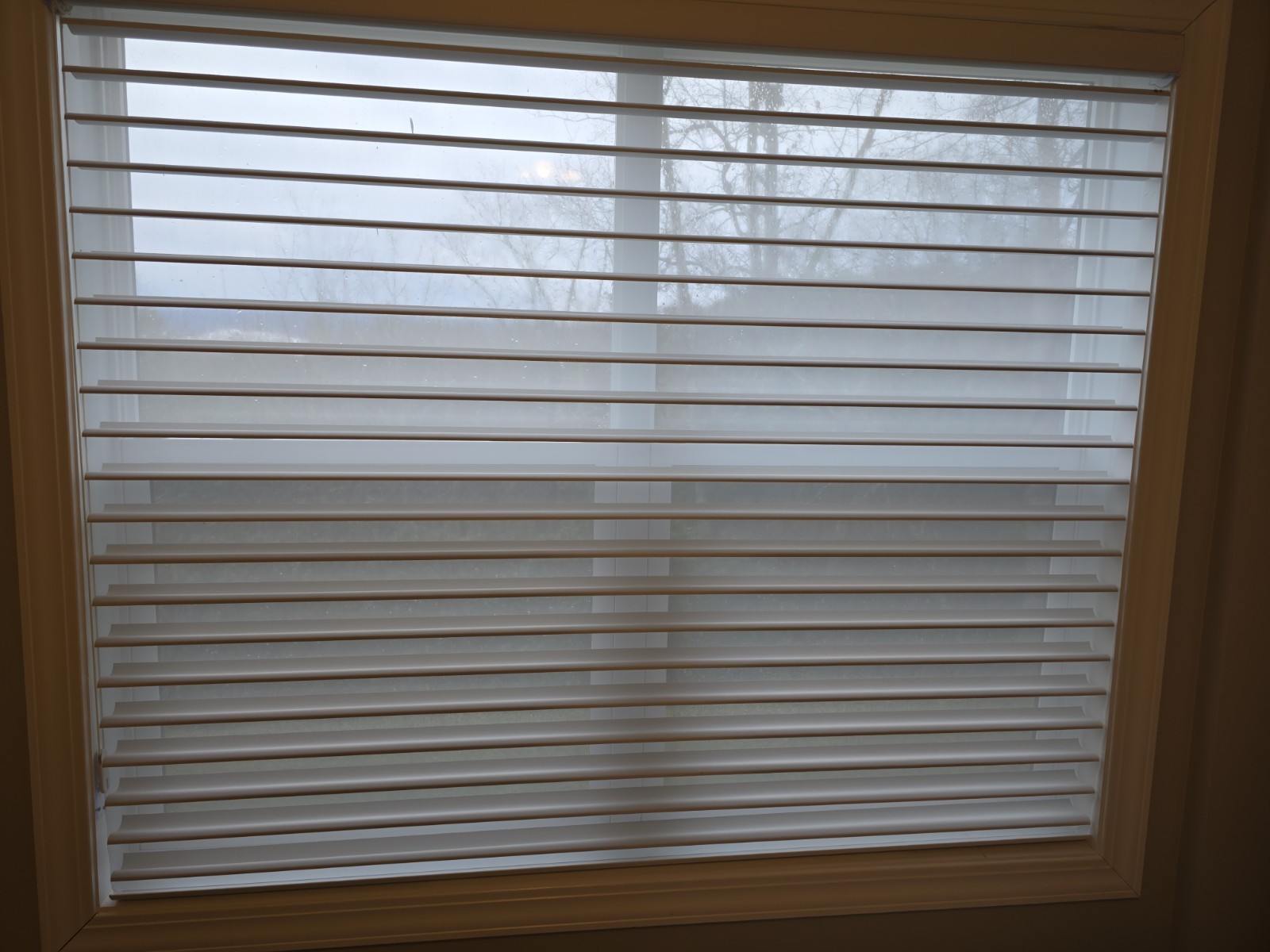Satin Sheer Shading Blinds – Arctic Ice Color — Pair/ 2 Blinds