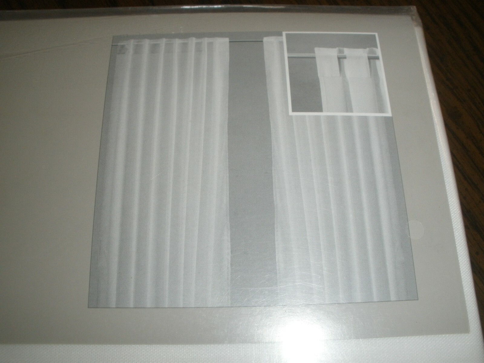 IKEA Vivan Curtains Semi Sheer White 2 Panels 57″ x 98” New In Package (O73)