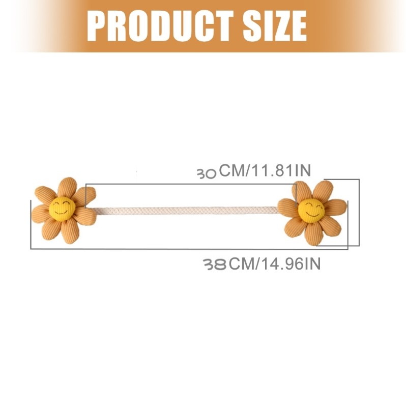 Curtain Tiebacks Flower Styles Curtain Tie Backs Holder for Home Office Decors