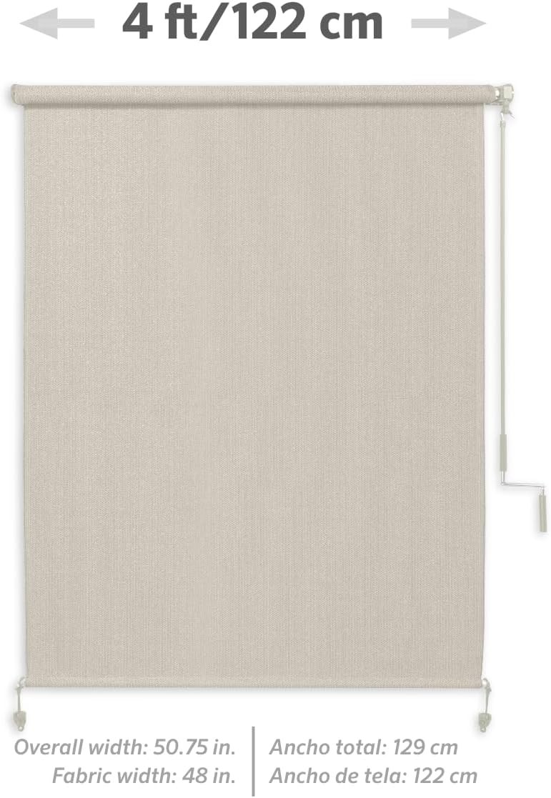Outdoor Cordless Sun Blocking Roller Shade