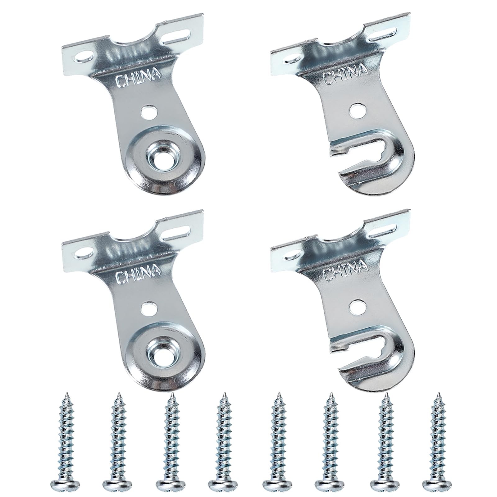 Metal Window Shade Brackets-4PCS Roller Shade Hardware Outside Mount with Scr…