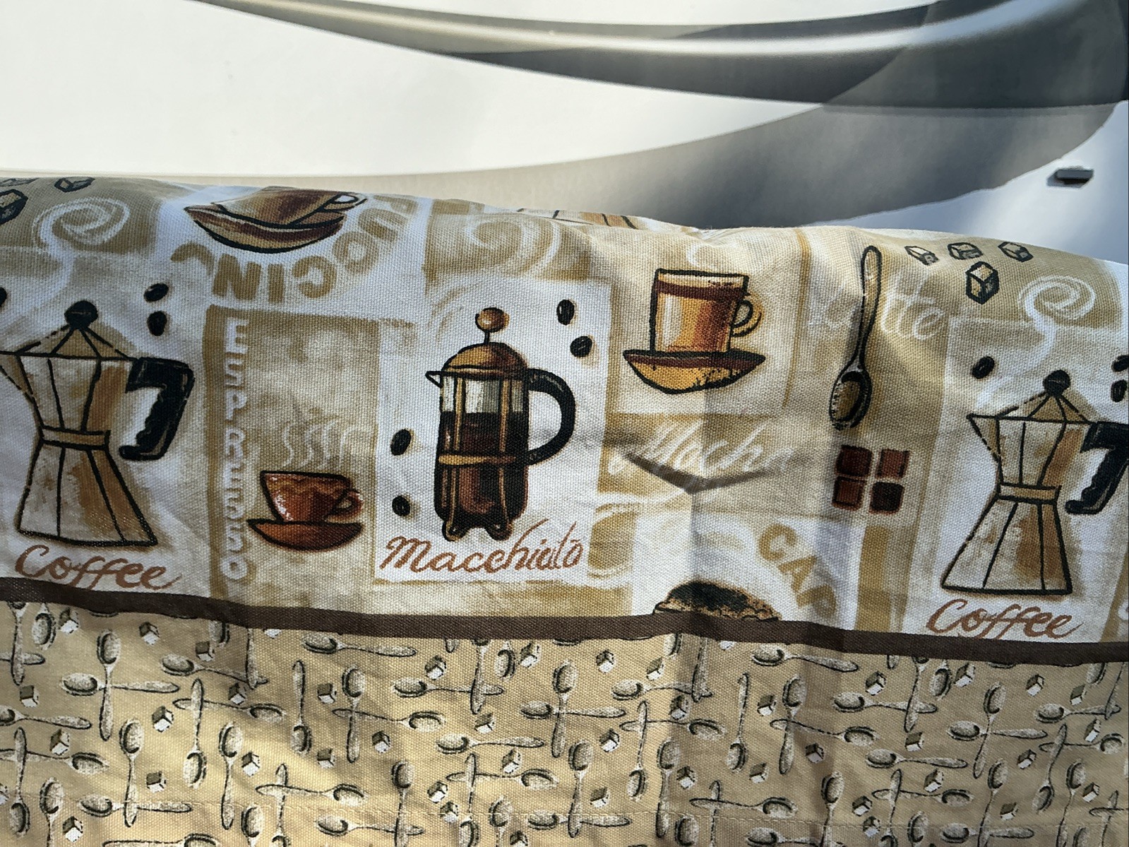 Better Homes & Gardens Coffee Drink Cafe Window Kitchen Valance 60 x 13″ A41