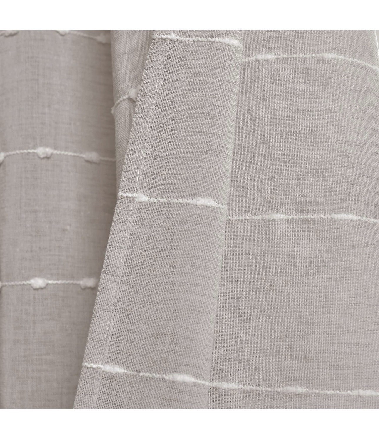 Lush Decor Farmhouse Textured Grommet Sheer Window Size : 38 X 84 Set Of 2