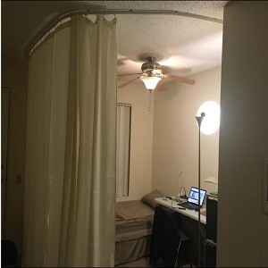 Flexible Bendable Curved Ceiling Curtain Track, 1 Meter(3.3 ft) for L, U, Circle