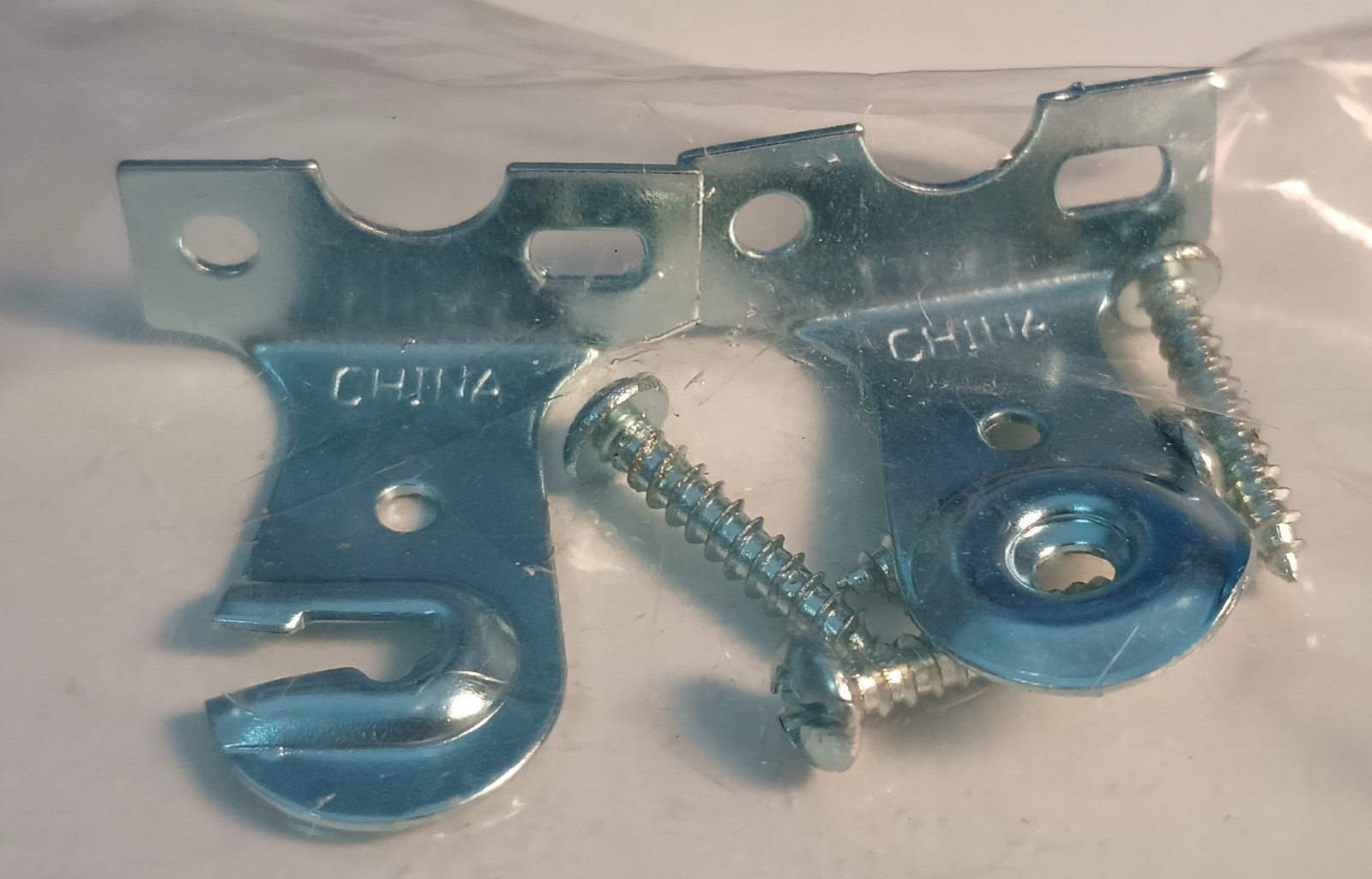 Roller Shade Brackets Inside and Outside Window Frame Mount w/ Screws Lot of 2