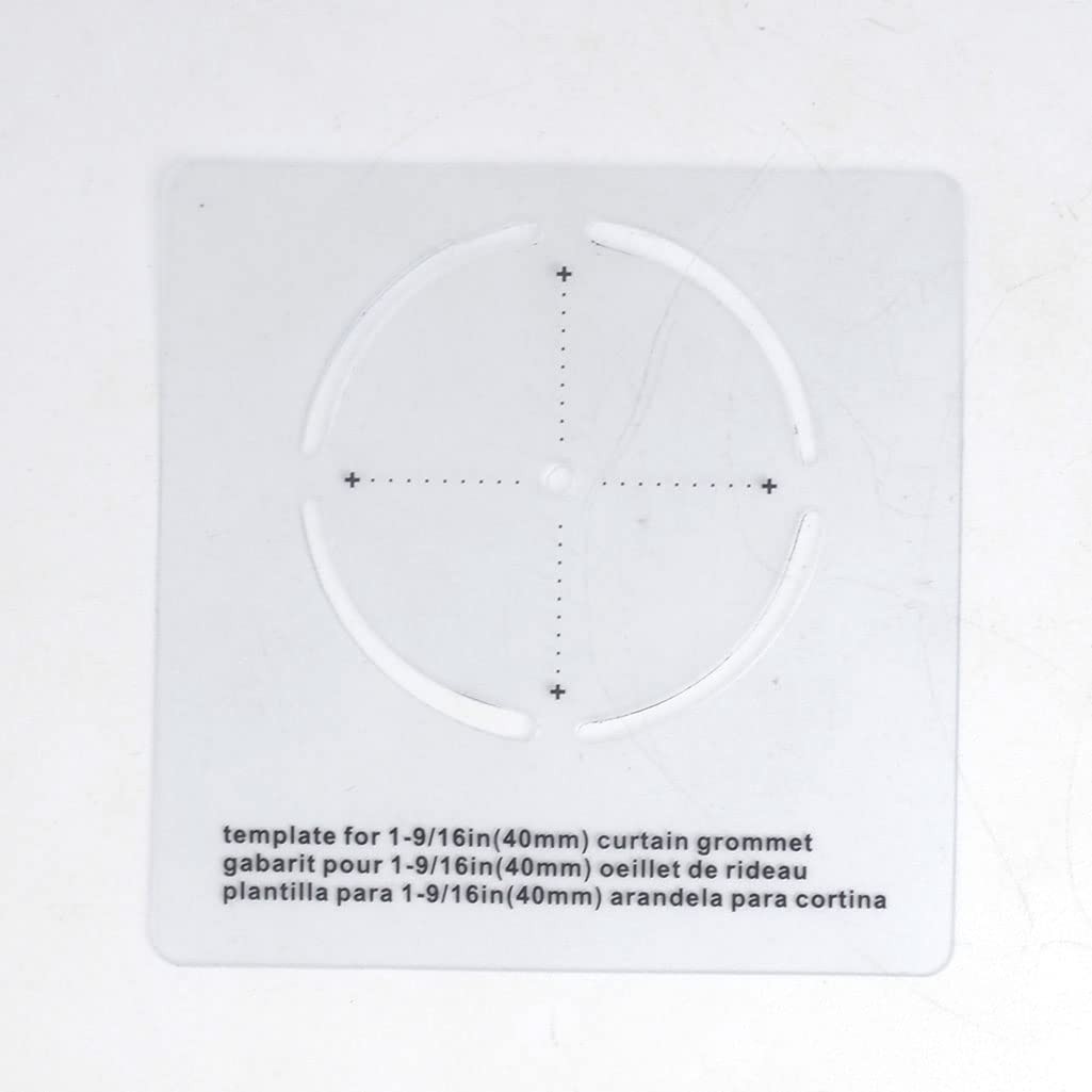 Curtain Grommets 42 Pack Inner Diameter 1-9/16″ (40mm) Plastic – Low Noise