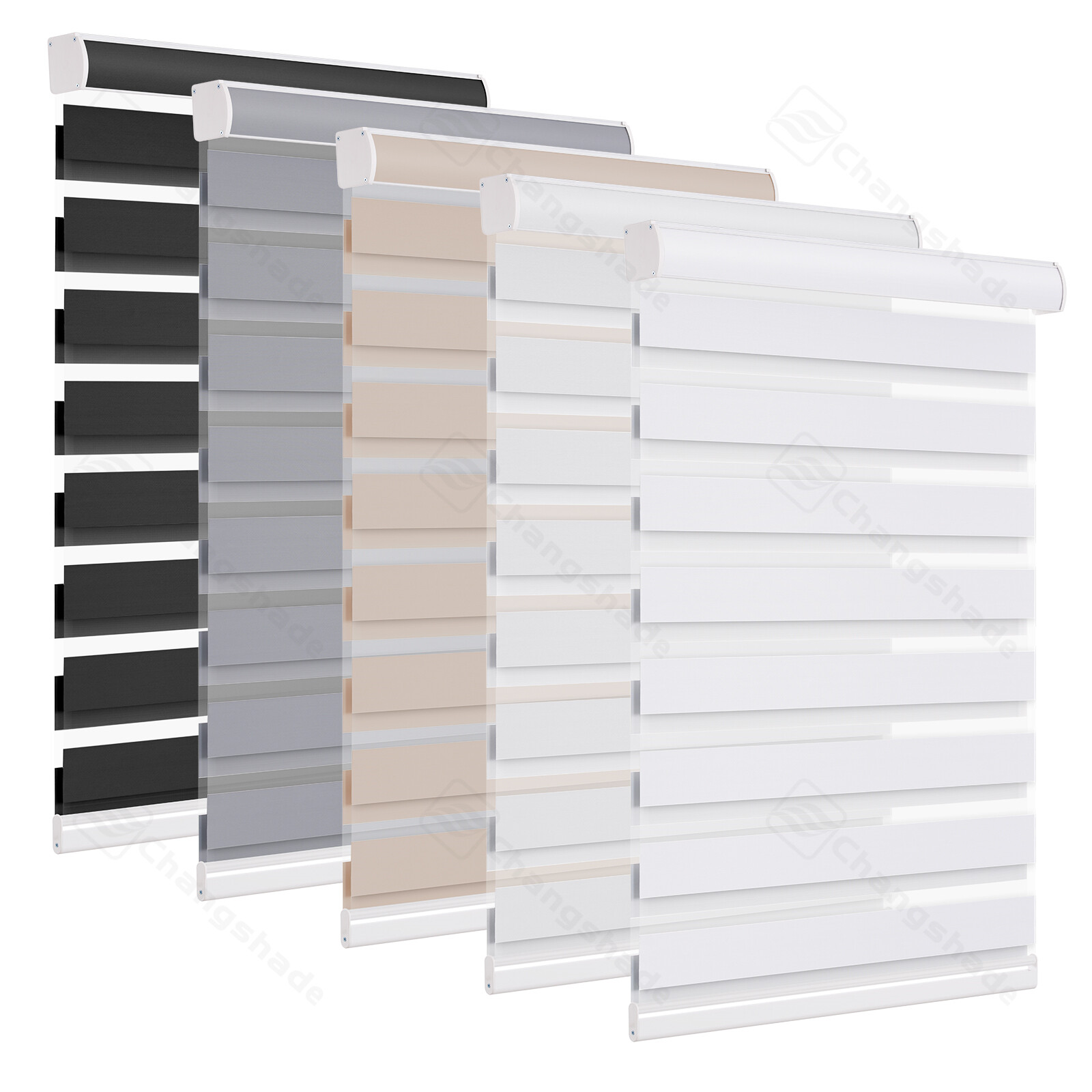 CUSTOM Zebra Roller Blinds Horizontal Shades Blinds Easy to Install Window Blind