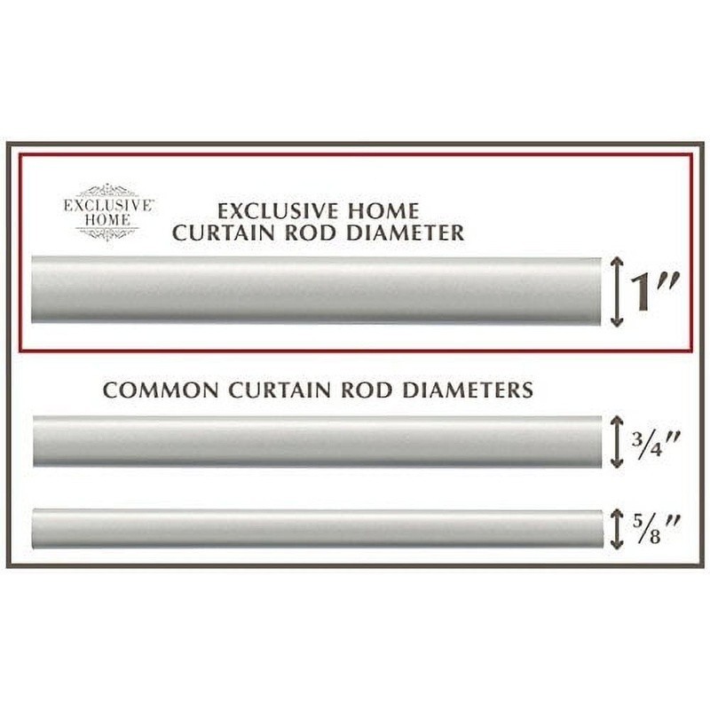 Vine Curtain Rod Set Adjustable Iron Rod W/ Floral Finial Heavy Duty 66-120 Inch