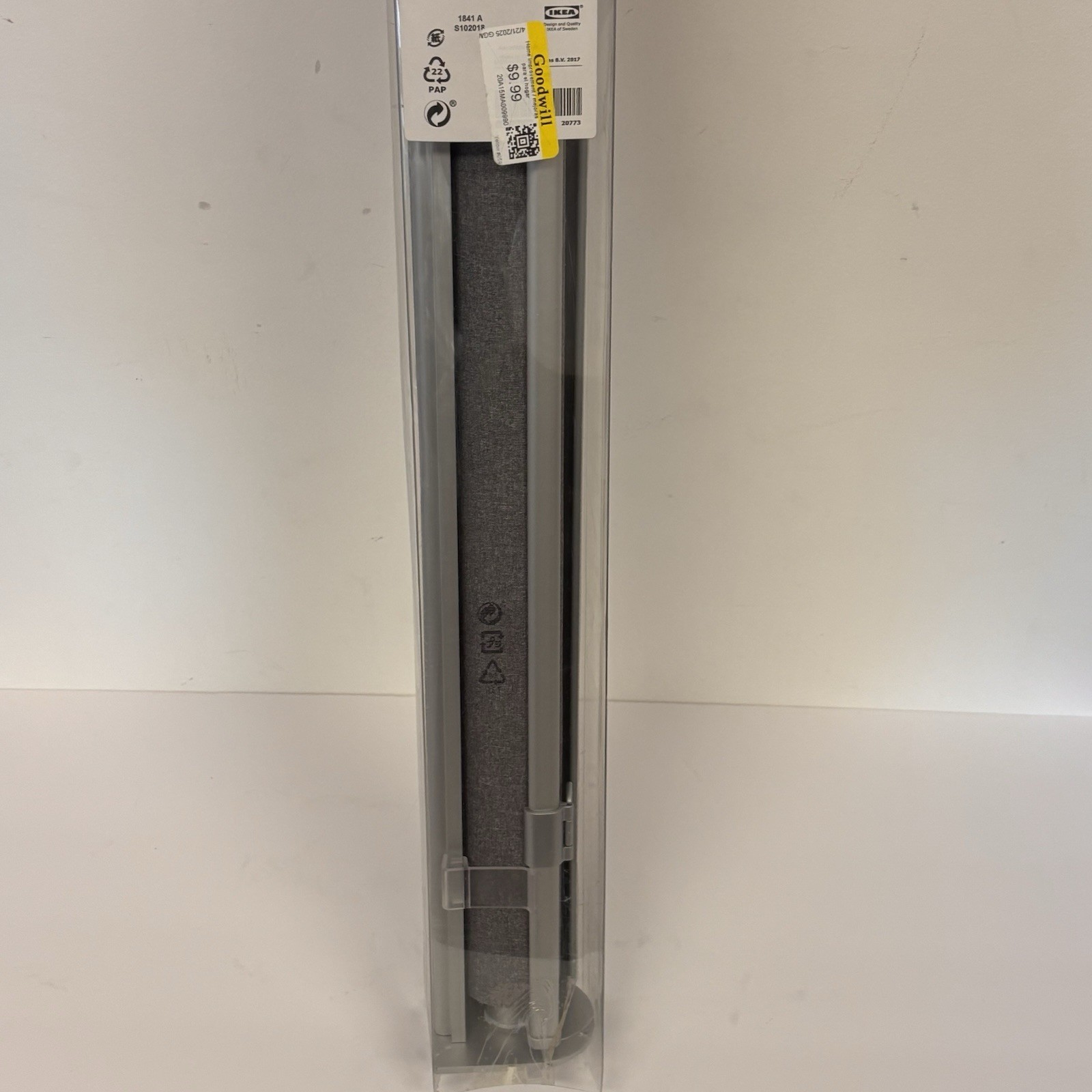 IKEA TRETUR Blackout Roller Blind Gray 32×76 ¾” in Original Package