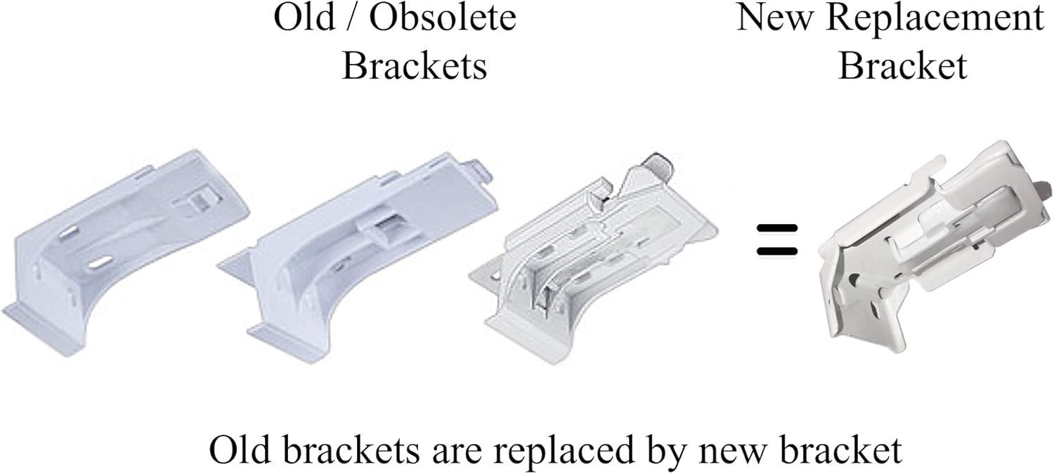 Qty 2 Hunter Douglas Mounting Brackets Silhouette Upgraded Metal, Silouette