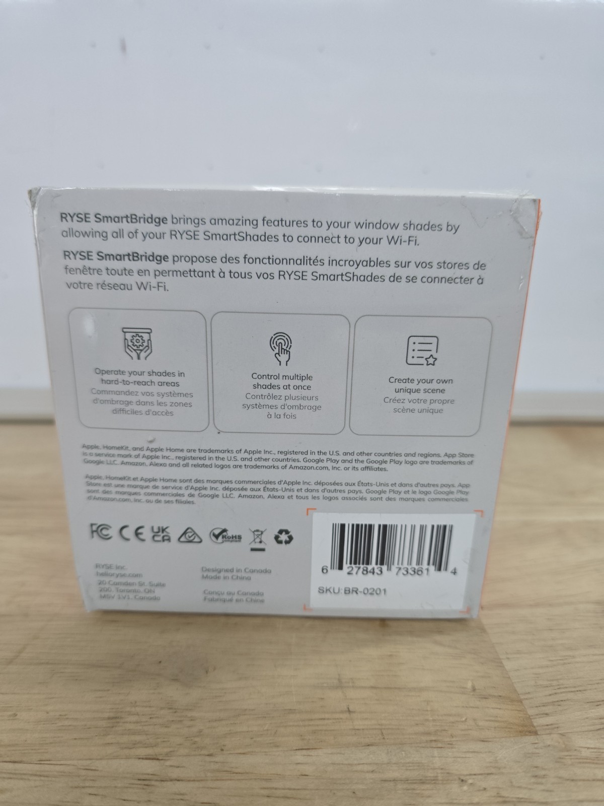RYSE Smart Bridge 2nd Gen Hub Wi-Fi/App Control for SmartShades Alexa etc SEALED