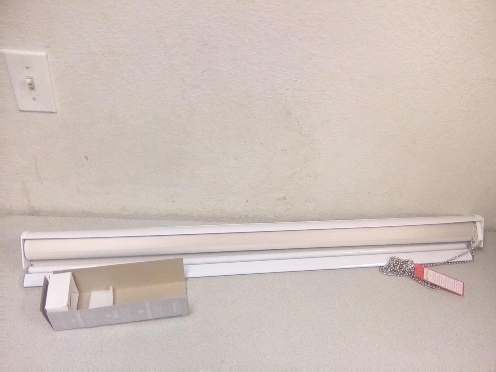 Shecute Zebra Roller Shade 34x72in Beige