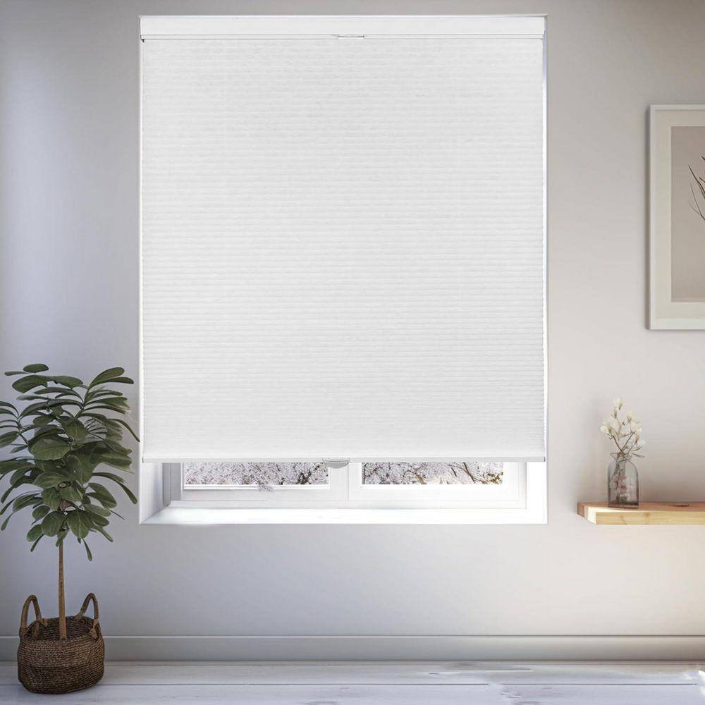 Cut-To-Size White Light Filtering Cordless Top down Bottom up Polyester Cellular
