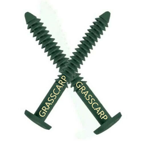 (24+2 FREE) Forest Green Shutter-Lok Fastener/Bulk/Vinyl Shutter/Spike/Nail/Peg