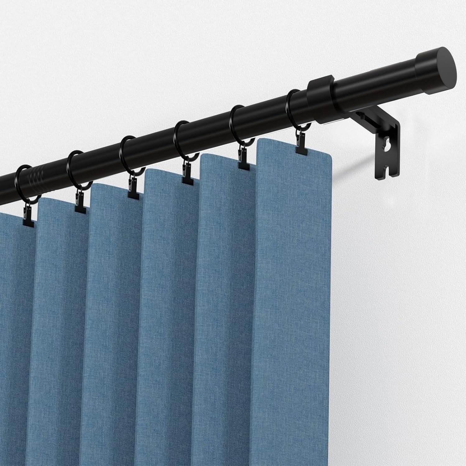 Extra Long Curtain Rod for Windows 30 to 240 inch, Heavy Duty Curtain Rods wi…