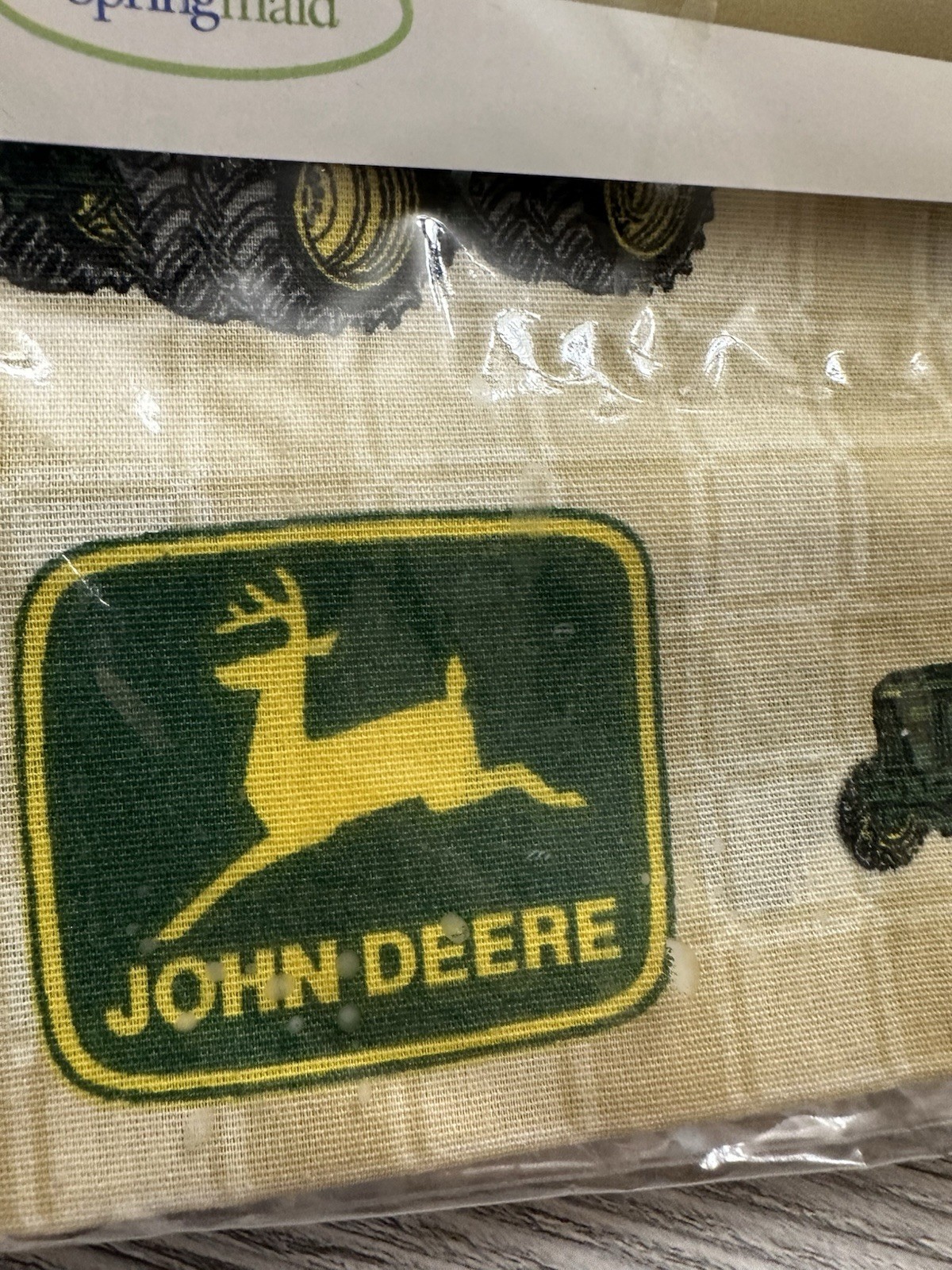 John Deere Tractor Logo Continental Curtain Springs Home USA 80×63” +60×10” Val