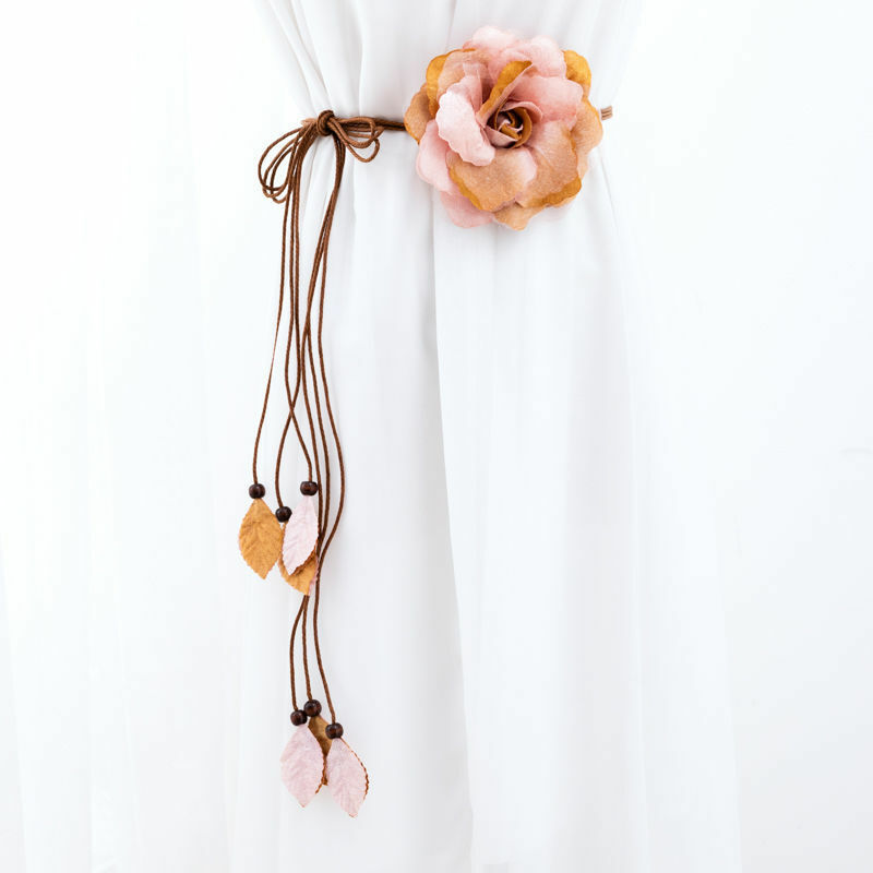 1 Pair Floral Curtain Tie Backs Holdback Tieback Holders Flower Home Decor