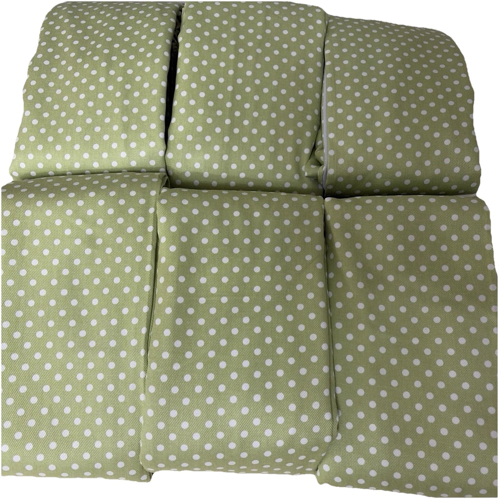 Pottery Barn Kids Polka Dot Drapes Apple Green Blackout Curtains 44×84