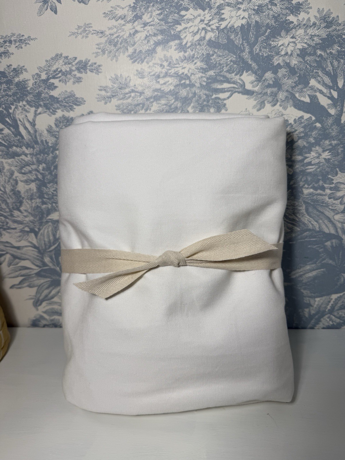Pottery Barn Kids Quincy Cotton Canvas Blackout Curtain 44”x84” White