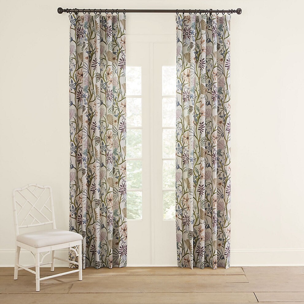 Ballard Designs Marletta Floral Drapery Panel…