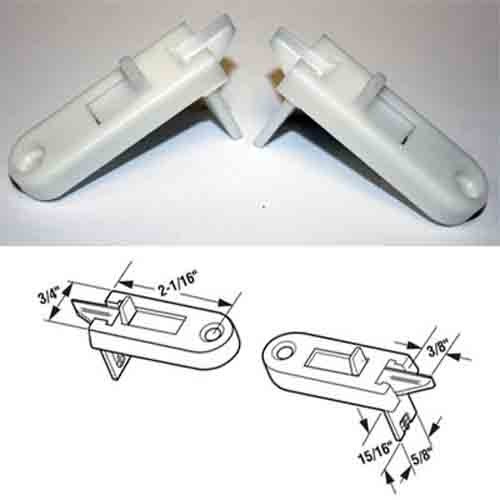 White Window Latch for Keller Tilt Windows – Set