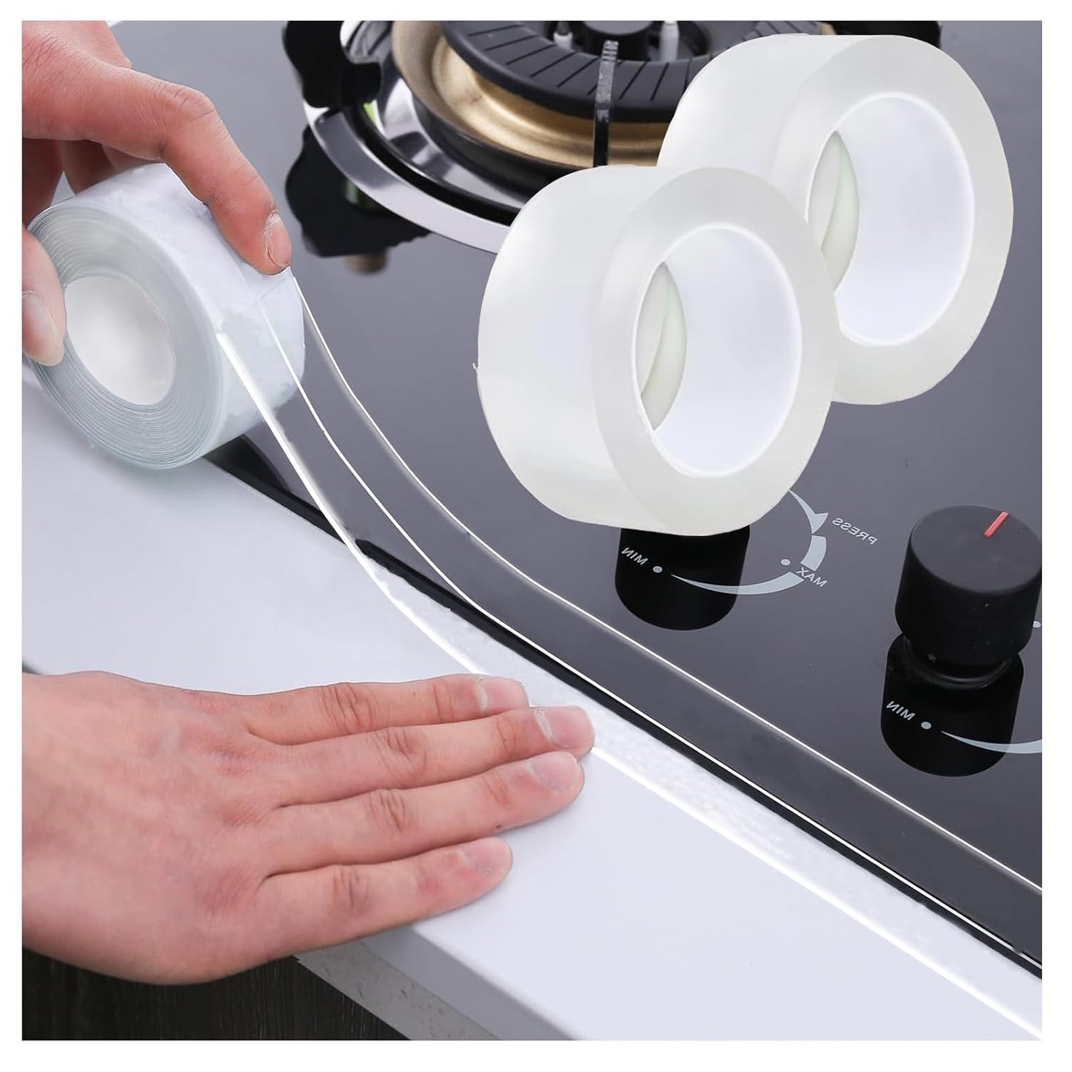 3× Cold Block Window Weather Sealing Tape Clear Insulation Caulk Doors Windows