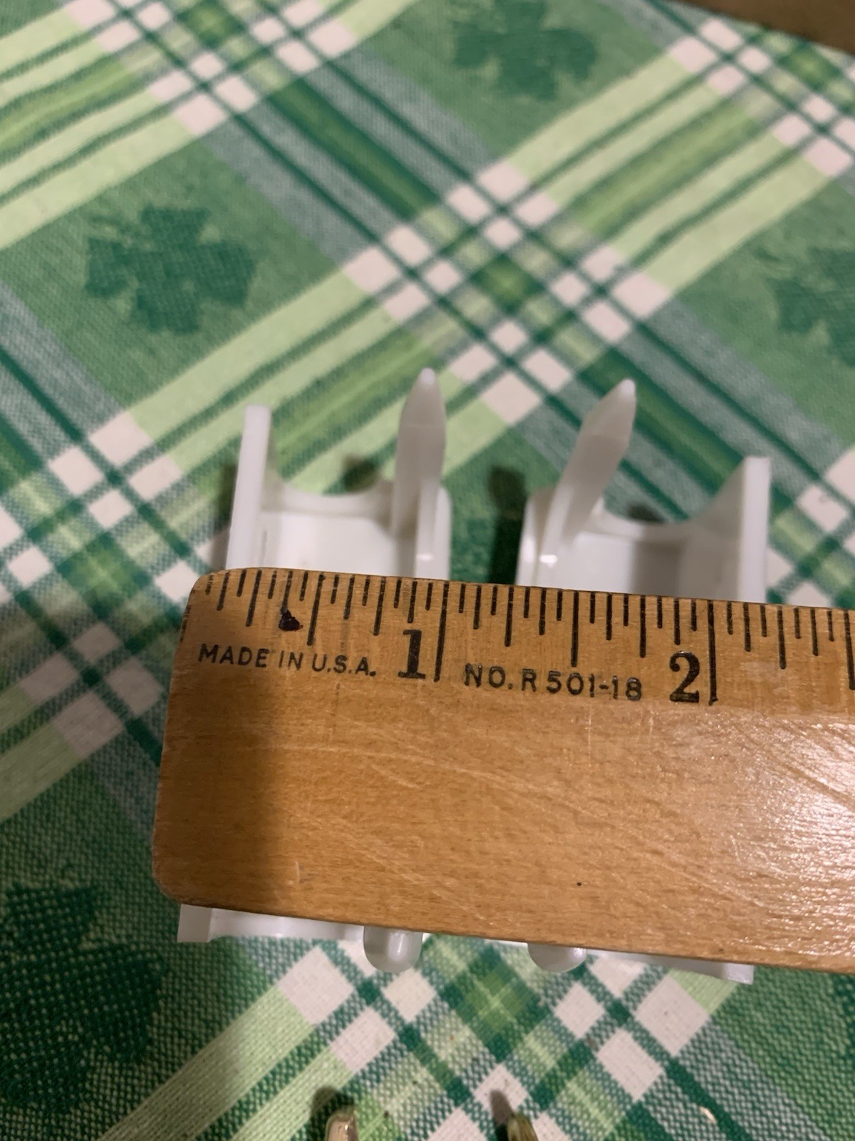❤️Inside Mount Curtain Valance Rod Bracket Lot Of End Pieces White Plastic