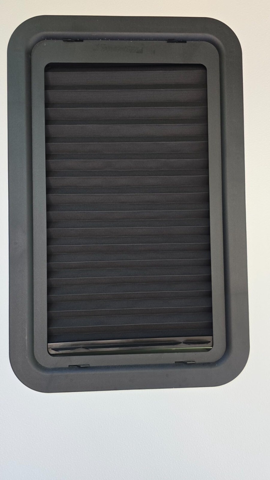 Thin Shade Ready RV Entry Door Window Lippert Prepped 12”x21” Pleated Blinds