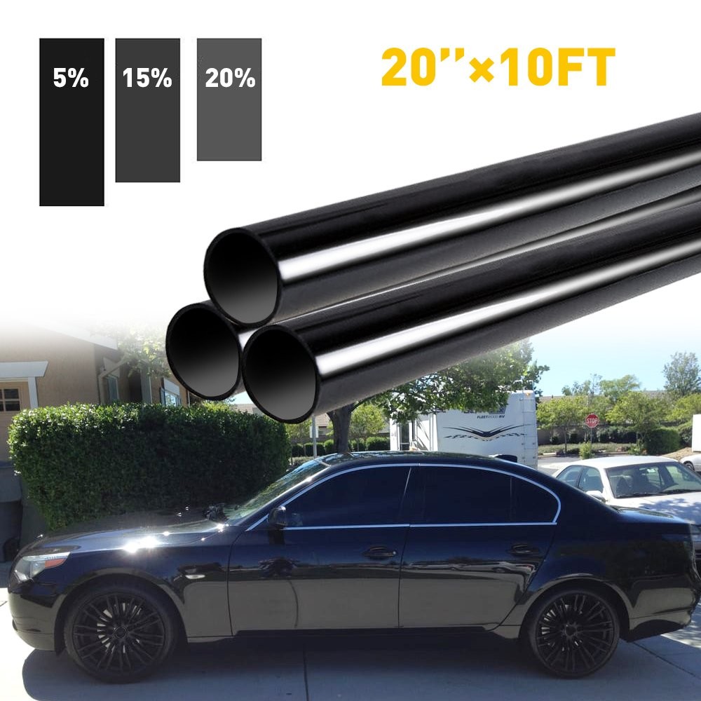 Uncut Car Window Tint Film Roll with Shades 5% 15% 20% 35% 50% Car Home Glass ED