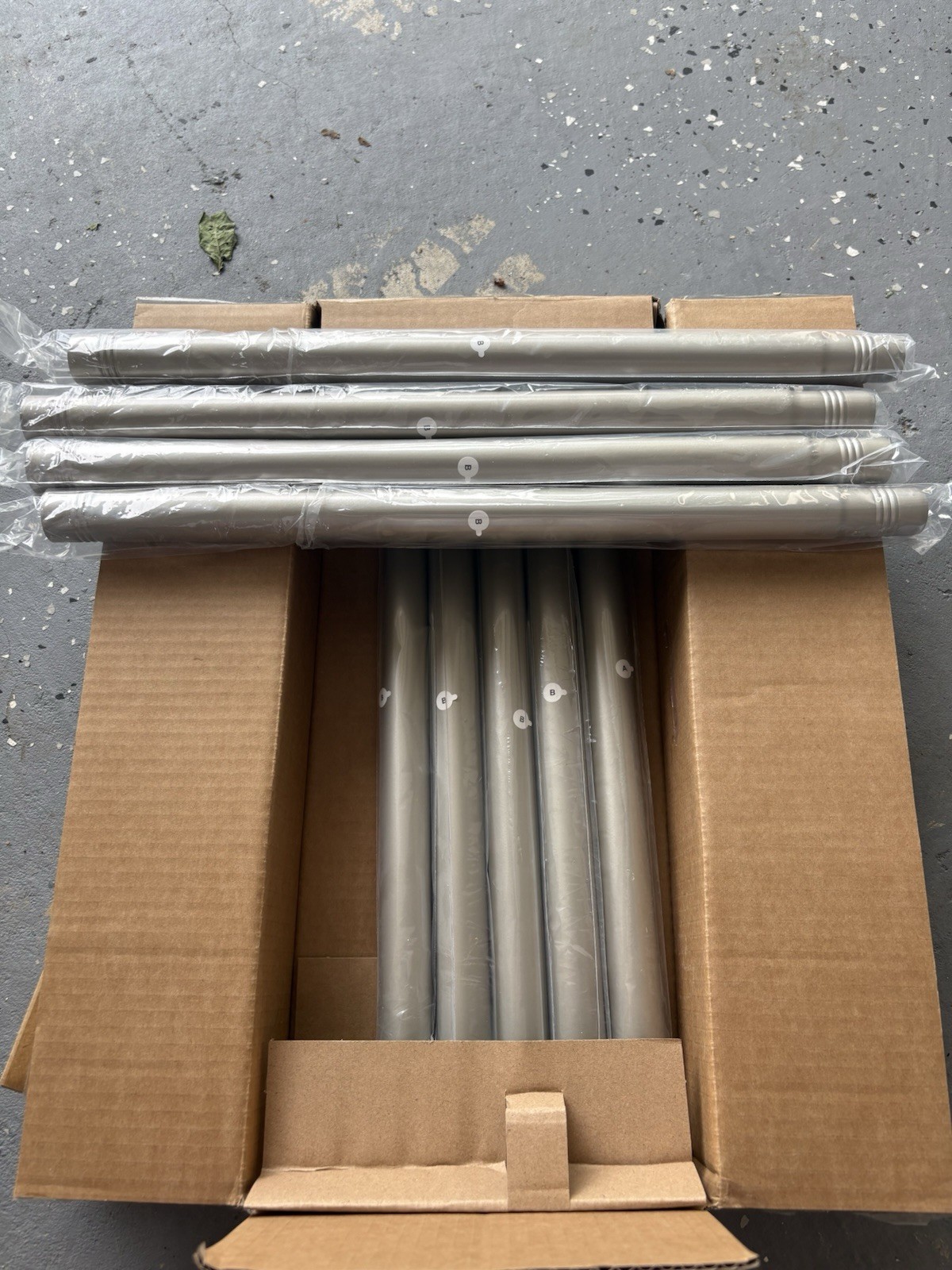 Byondeth Brushed Nickel Curtain Rod WCR144Ni