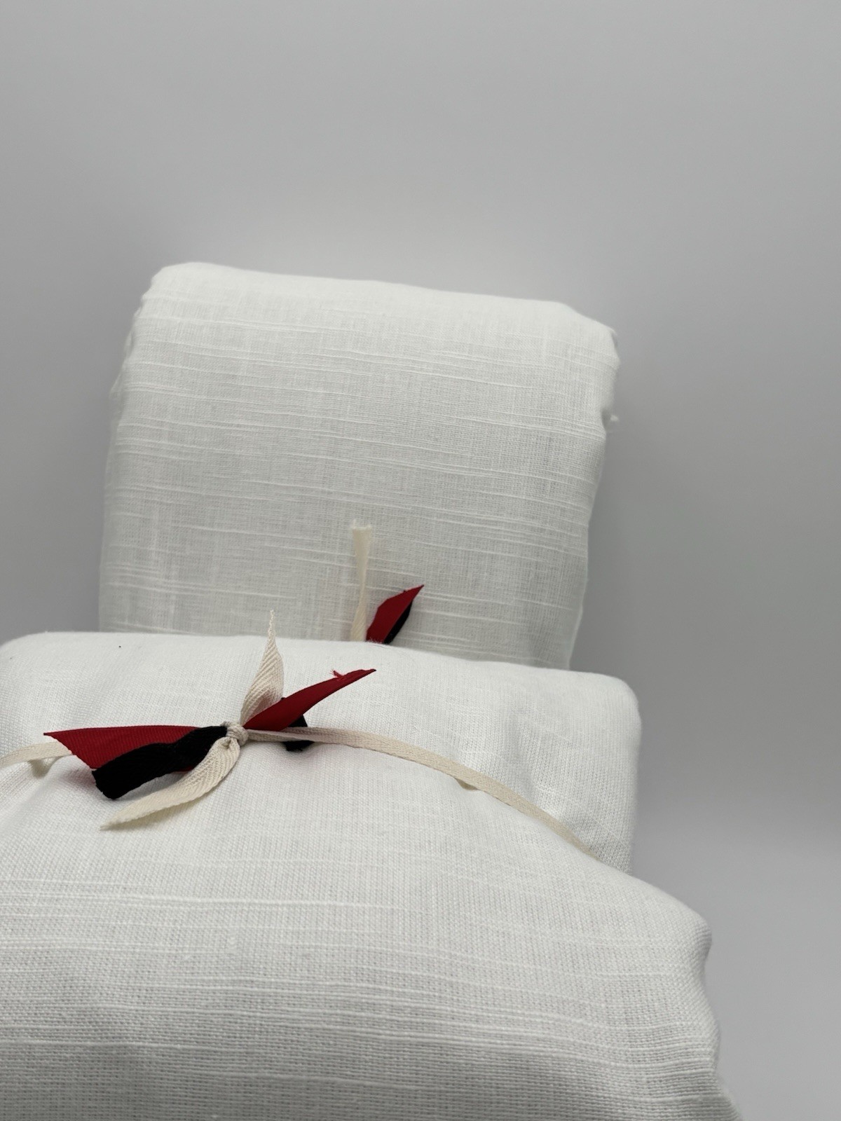 Pottery Barn Emery Linen Blackout Curtains ~ 100”W x 84”L ~ White ~ Set of 2
