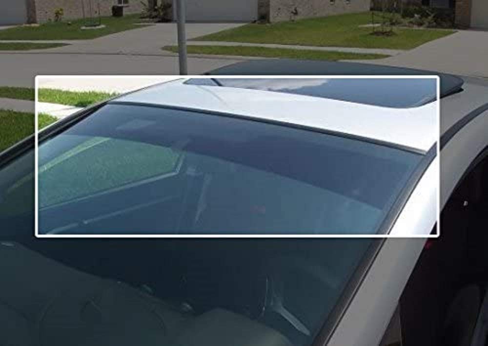 Premium Nano Ceramic Front Windshield Tint Strip – Universal Rough Cut Windsh…