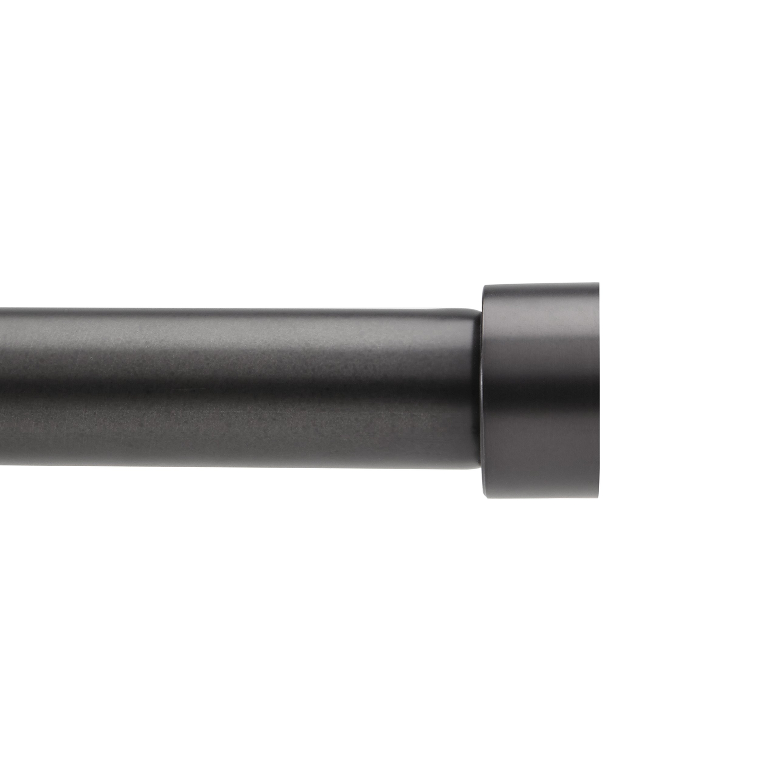 Umbra Cappa Curtain Rod Set 33 to 66 Inch Adjustable Black Modern Design