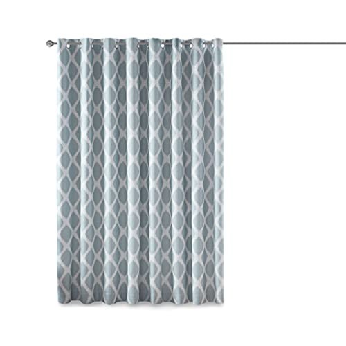 Blakesly Blackout Curtains Patio Window, Ikat 100″W x 84″L (Pack of 1) Aqua