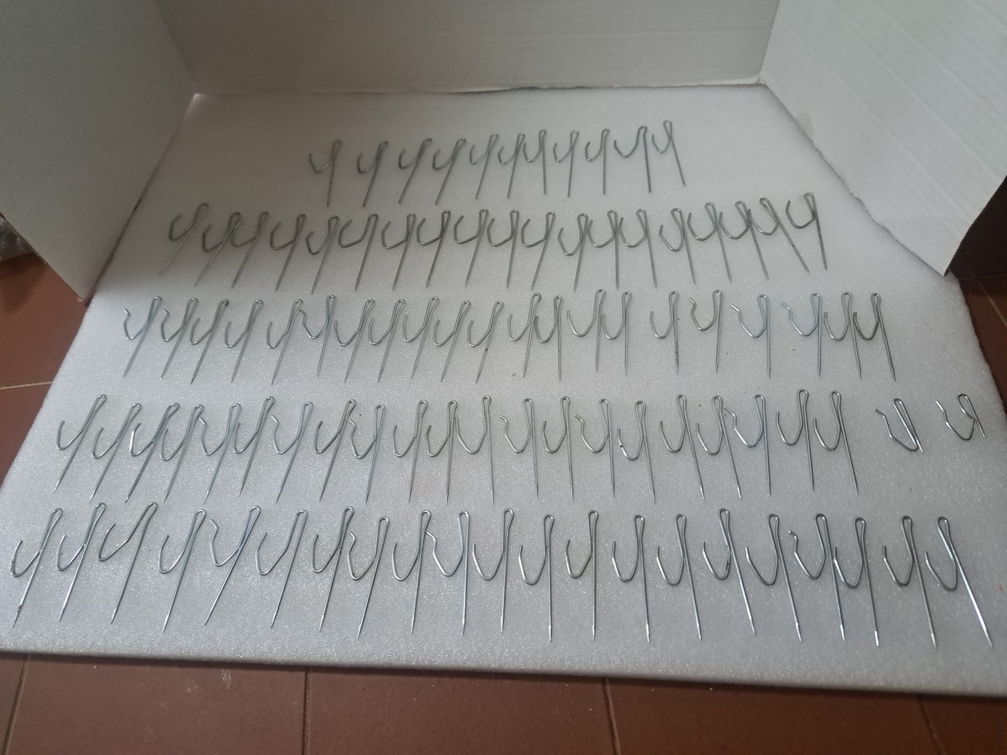 95 Assorted Drapery Pin Hook, Curtain Pin hooks Read Description For Sizes