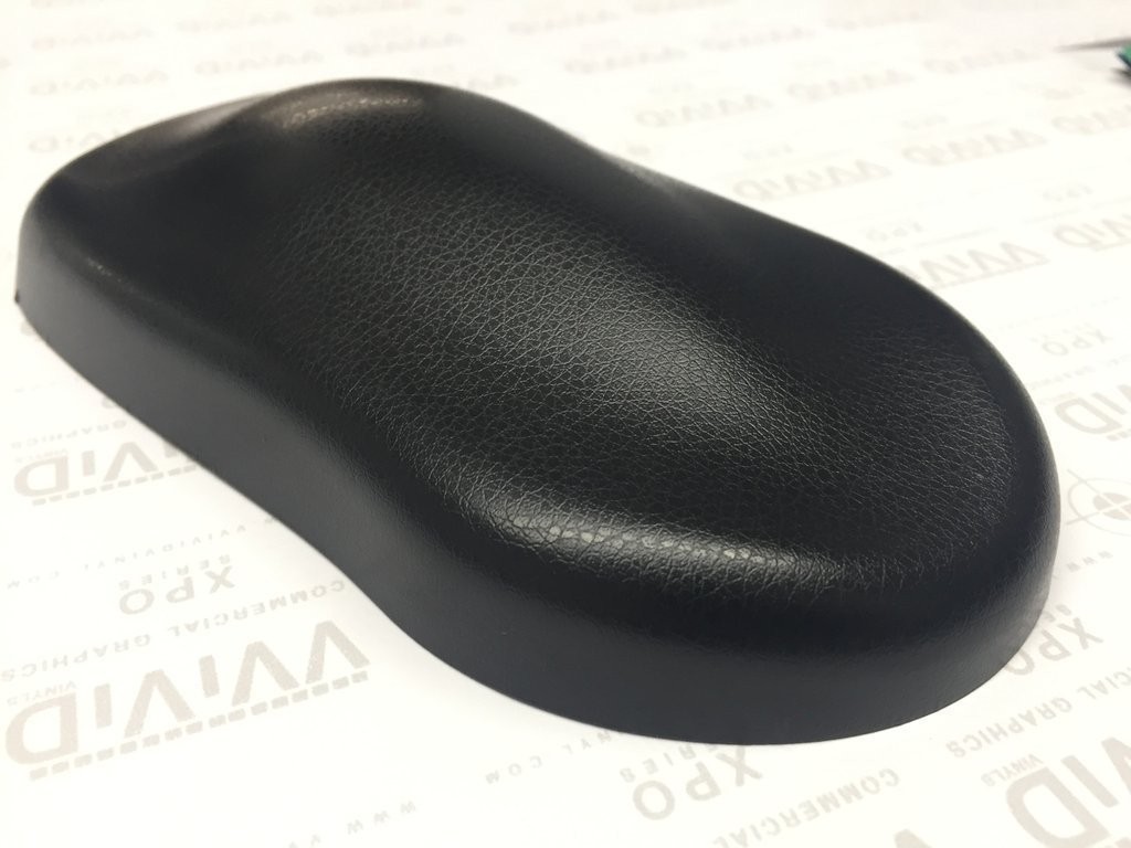 Vvivid Fine Grain Black Leather Wrap Adhesive Vinyl – Soft Touch 1Ft X 5Ft Abcd