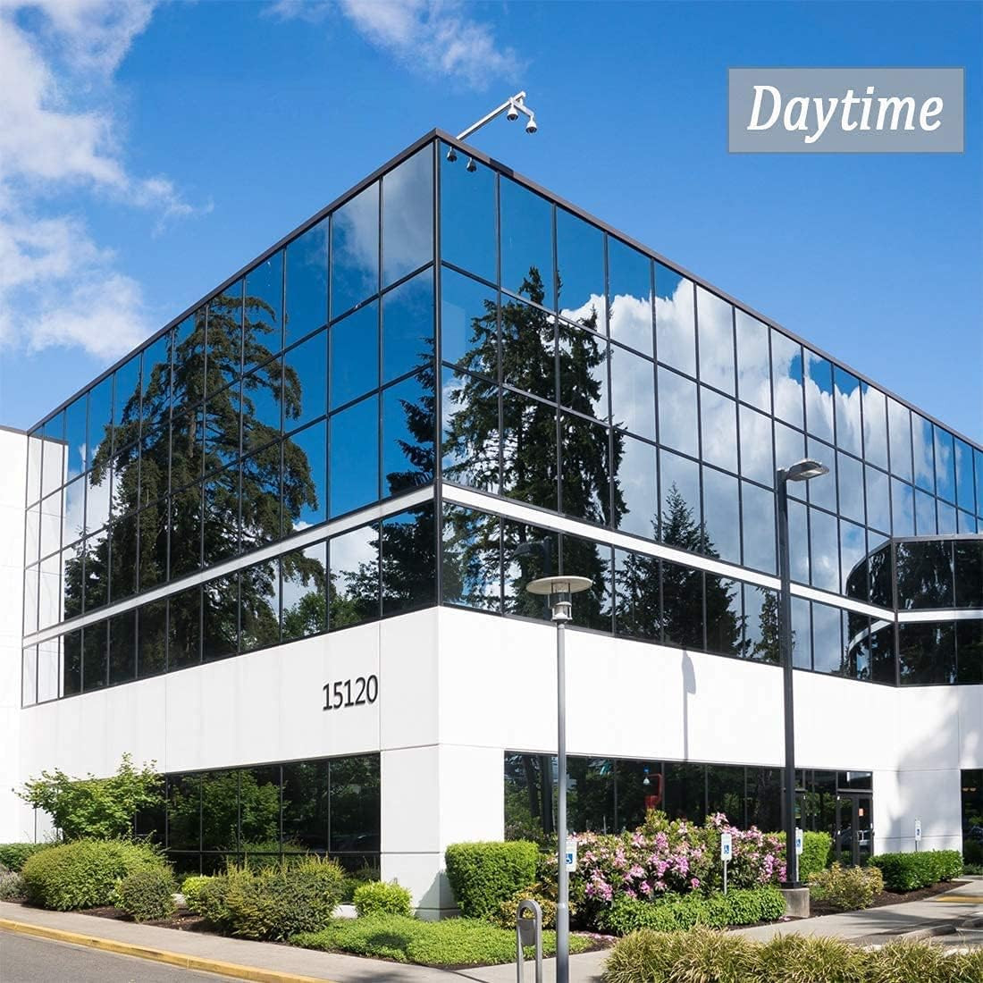 One Way Window Film Daytime Pravicy Window Film Mirror Effect Reflective