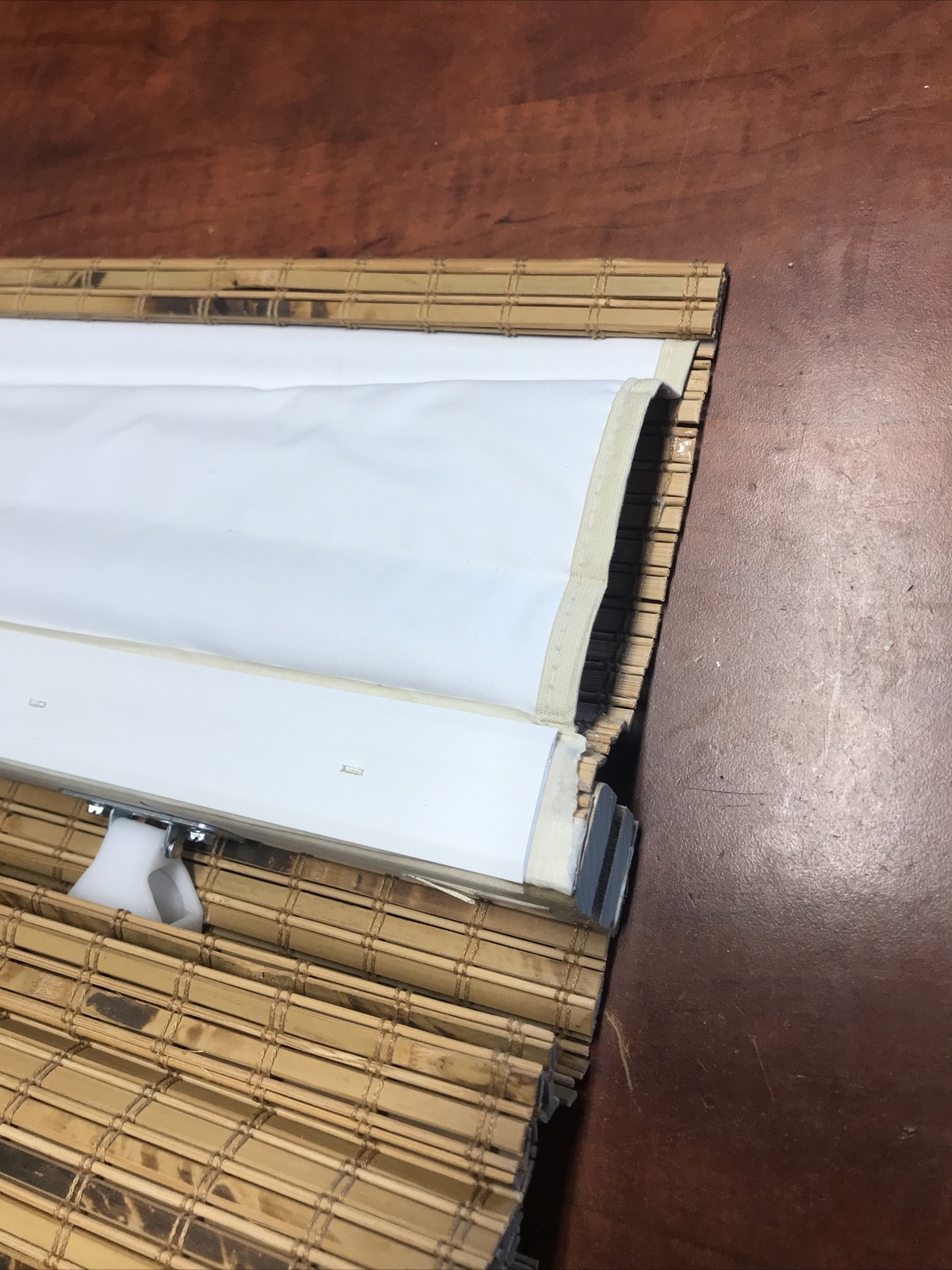 New Levolor 27×64” Cordless Light Bamboo Window Blind Sun Shade, No Hardware