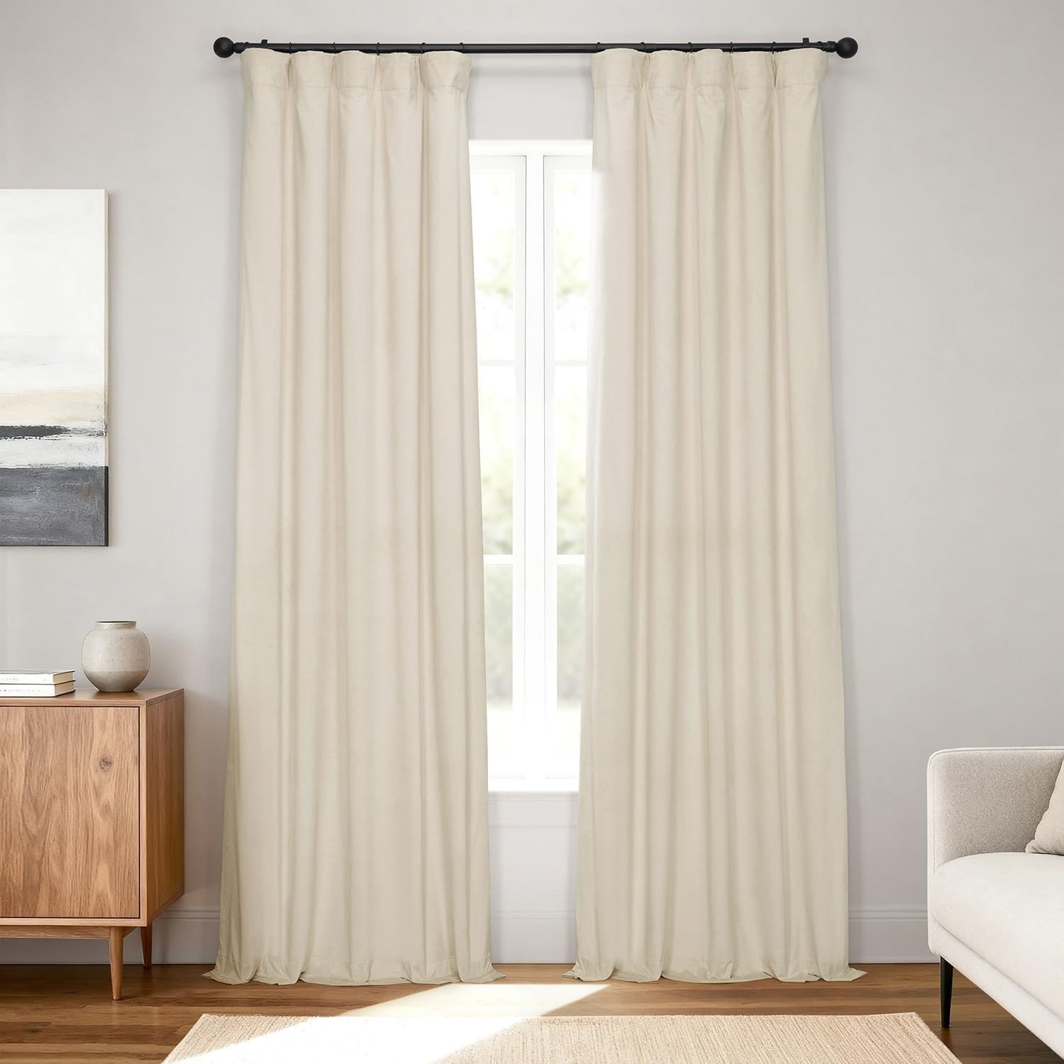 HPD Half Price Drapes VPCH-120601-108 Signature Blackout Velvet Curtain 1 Panel