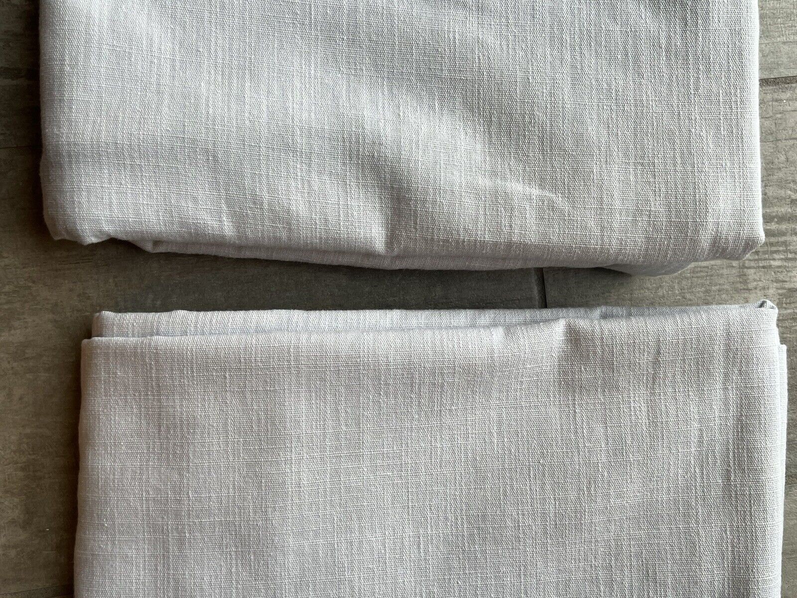 CALVIN KLEIN Linen Blend Elephant Gray Designer 2 Panel Curtain Set 48″ x 93″