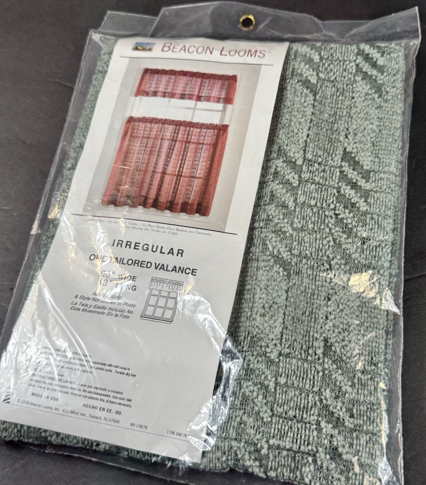 Beacon Looms Irregular One Tailored Valance 60 Wide X 13 Long