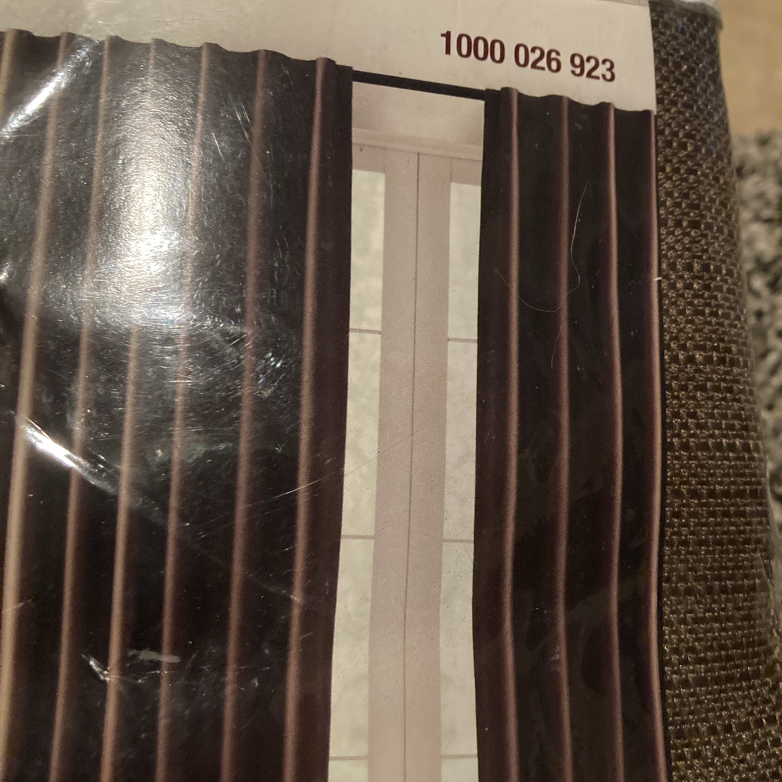 Home Decorators Collection 84″ Brown Textured Thermal Darkening Drapery Panel