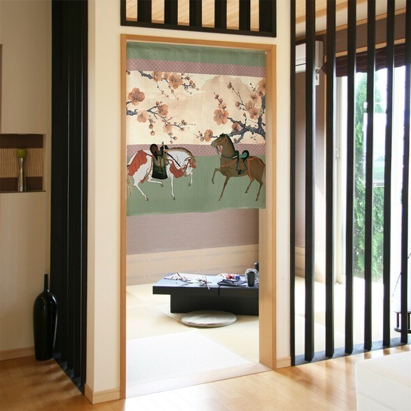 NEW Japan Made Curtain For New Year 2026 Zodiac Horse Winter Decoration Green