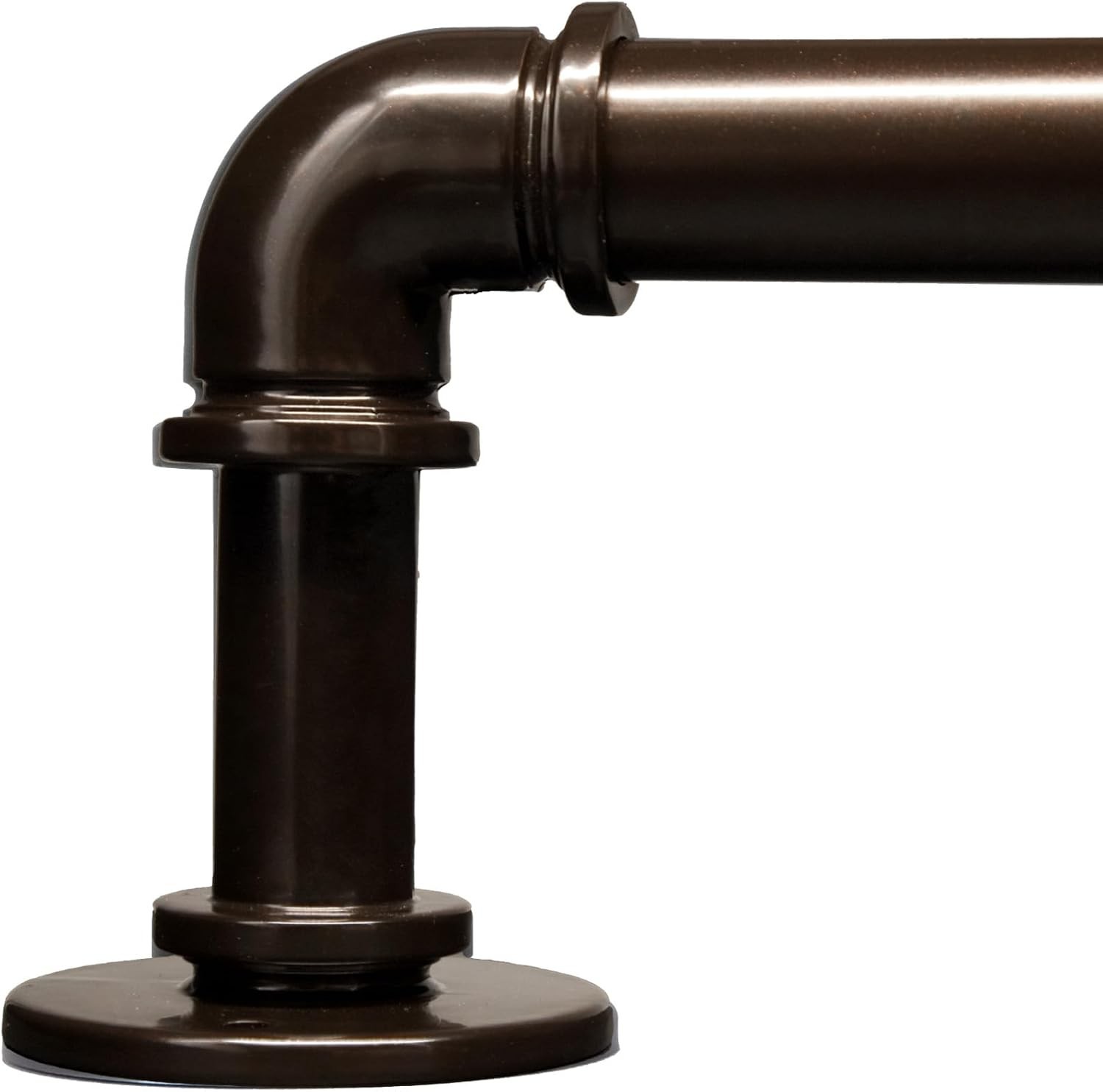 Antique Bronze Curtain Rods, 18-88 Inch, 1 in Diameter, Wall or Ceiling Mounted