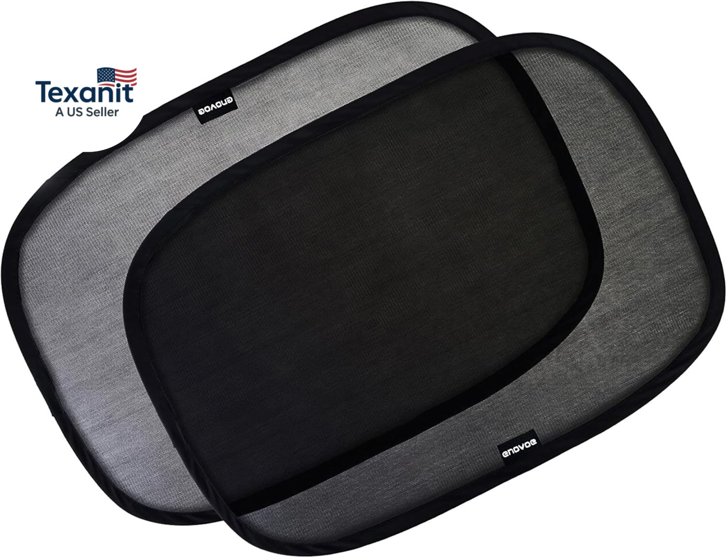 2-Pack Car Window Shades by – 19 X 12 in Side Window Cover for Suvs, Sedans, an