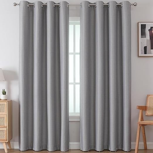 Airwill Professional Grade Blackout Curtains 99.99% Light Blocking Thermal