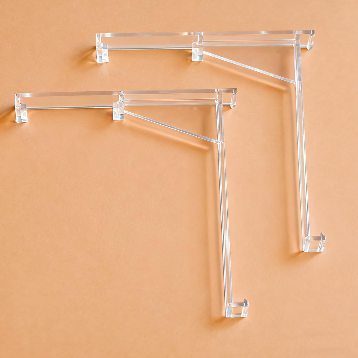 4 Pcs Clear Vertical Blind Valance Clips 3.5in Retainer For 1.5in Headrail