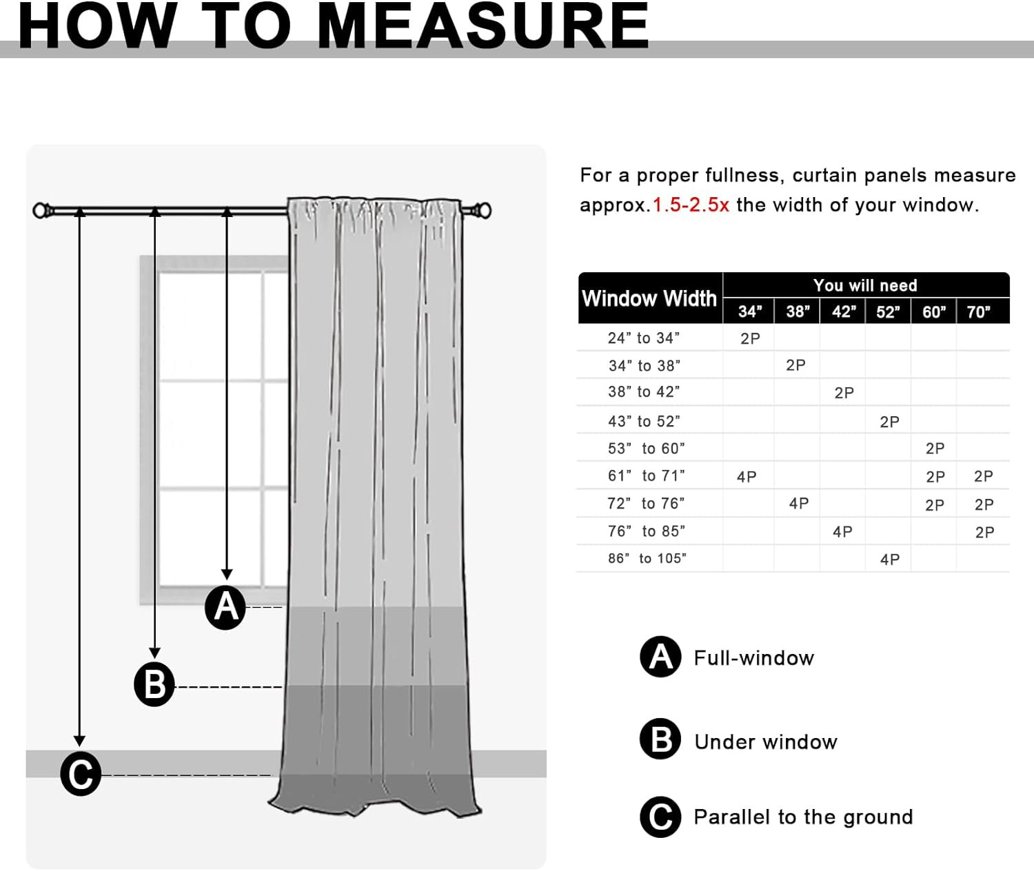 Blackout Curtains for Bedroom– Thermal Insulated,Noise Reducing Room Darkening D